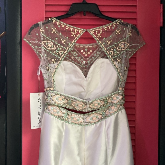 NWT RACHEL ALLAN 2 piece Gown - Picture 14 of 17